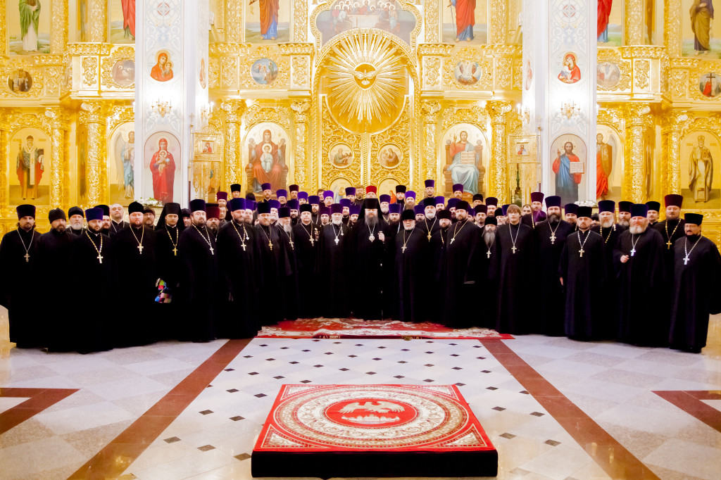 Состоялось годовое собрание духовенства Волгодонской епархии. Волгодонск. 30.12.2014 г.