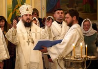В праздник Крещения Господня глава Волгодонской епархии совершил богослужение в соборе Рождества Христова