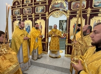В хуторе Ковринов освящен храм в честь инконы Божией Матери «Спорительница хлебов»
