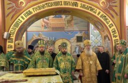 В день своего тезоименитства глава Волгодонской епархии сослужил митрополиту Ташкентскому и Узбекистанскому Викентию в Зачатьевском ставропигиальном женском монастыре